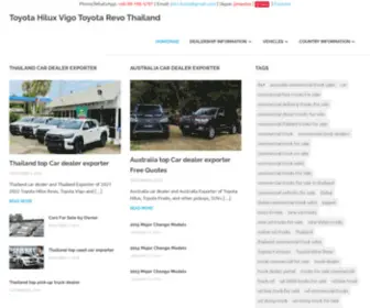 Toyota-Hilux-Vigo.com(Toyota Hilux Vigo Exporter) Screenshot