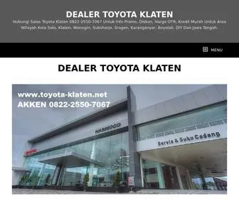 Toyota-Klaten.net(Toyota klaten) Screenshot