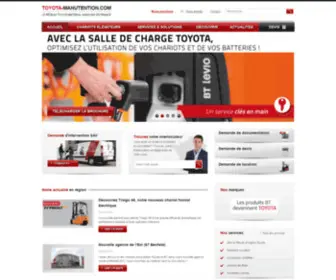 Toyota-Manutention.com(Site de chariots élévateurs) Screenshot