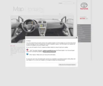 Toyota-Mapupdates.eu(Toyota Map Updates) Screenshot