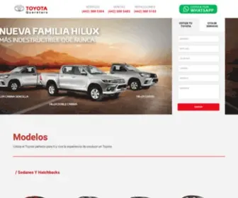 Toyota-Queretaro.com.mx(Concesionario) Screenshot