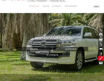 Toyota-RDC.com(CFAO Motors) Screenshot