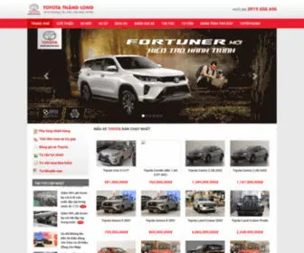 Toyota-Thanglong.net(Toyota Thăng Long) Screenshot