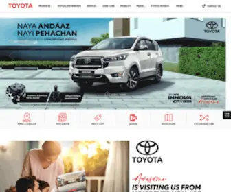 Toyotabharat.com Screenshot