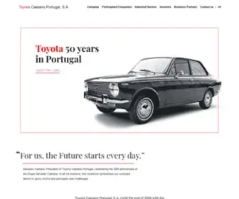 Toyotacaetano.pt(Toyota Caetano Portugal) Screenshot