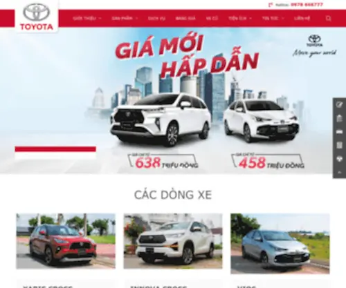 Toyotacantho.vn(Toyota Cần Thơ) Screenshot