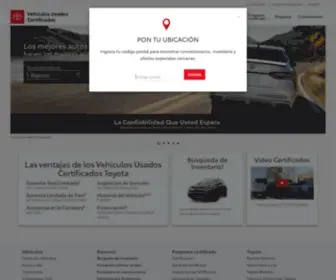 Toyotacertificados.com(Certified Pre) Screenshot