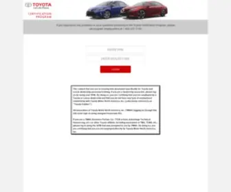 Toyotacertification.com(Toyotacertification) Screenshot