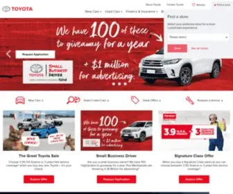 Toyota.co.nz(New Cars) Screenshot