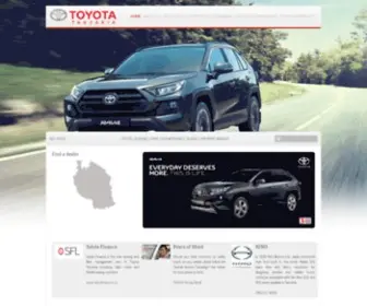 Toyota.co.tz(Toyota) Screenshot