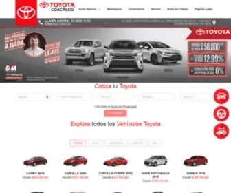 Toyotacoacalco.com.mx(Toyota Coacalco) Screenshot