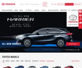Toyota.com.sg Screenshot