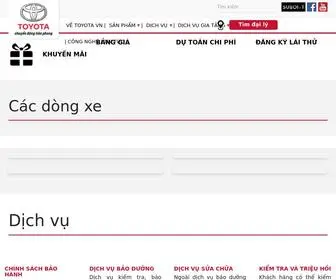 Toyota.com.vn(Toyota Viá) Screenshot