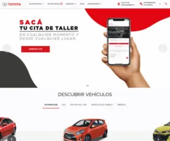 Toyotacr.com(Toyota Costa Rica) Screenshot