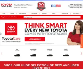 Toyotadm.com(Toyota Des Moines) Screenshot