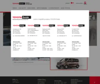 Toyotadolak.cz(Toyota Dolák) Screenshot