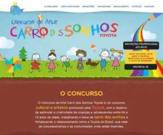 Toyotadreamcar.com.br(Concurso de Arte Carro dos Sonhos Toyota) Screenshot