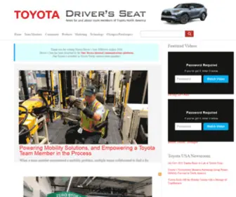 Toyotadriverseat.com(Toyota Driver’s Seat) Screenshot
