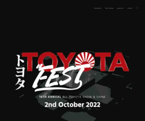 Toyotafest.org.au(Toyotafest) Screenshot
