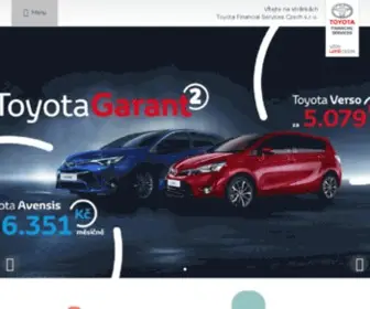 Toyotafinance.cz(Toyota Financial Services Czech s.r.o) Screenshot