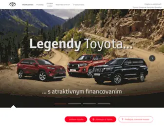 Toyotafinance.sk(Toyota Financial Services Slovakia) Screenshot