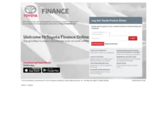 Toyotafinanceonline.com.au(Toyotafinanceonline) Screenshot