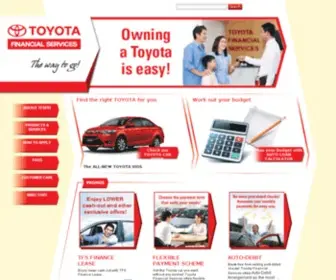 Toyotafinancial.ph Screenshot