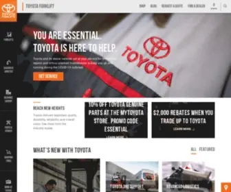 Toyotaforklift.com Screenshot