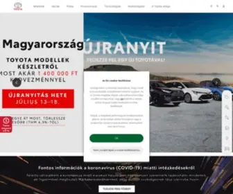 Toyota.hu(Toyota autók) Screenshot