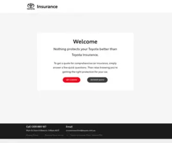 Toyotainsurancequote.com.au(Toyotainsurancequote) Screenshot