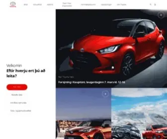 Toyota.is(Toyota á Íslandi) Screenshot