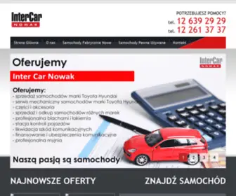 Toyota.krakow.pl(Toyota Kraków INTER CAR) Screenshot