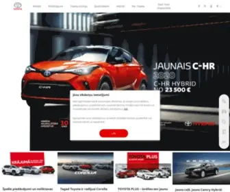 Toyota.lv(Toyota automobiļi) Screenshot