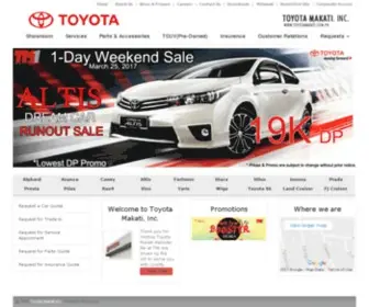 Toyotamakati.com.ph(Toyota Makati) Screenshot