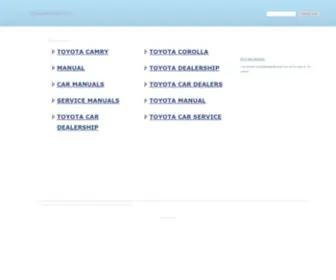 Toyotamanual.com(Toyota Manuals) Screenshot