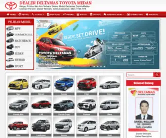 Toyotamedandeltamas.com(TOYOTA DELTAMAS MEDAN) Screenshot