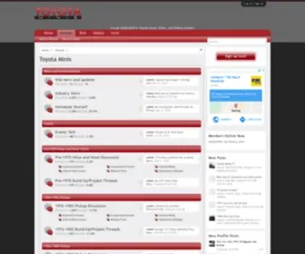 Toyotaminis.com(Toyota Minis) Screenshot