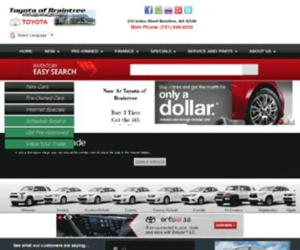 Toyotaofbraintree.com(Toyotaofbraintree) Screenshot