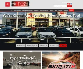 Toyotaofdallas.com Screenshot