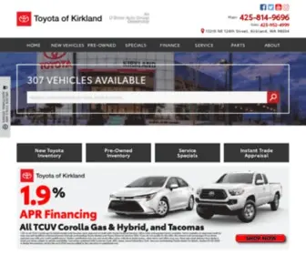 Toyotaofkirkland.com(Toyotaofkirkland) Screenshot