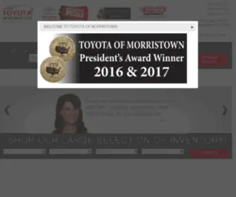 Toyotaofmorristown.com(Morristown NJ Toyota of Morristown) Screenshot