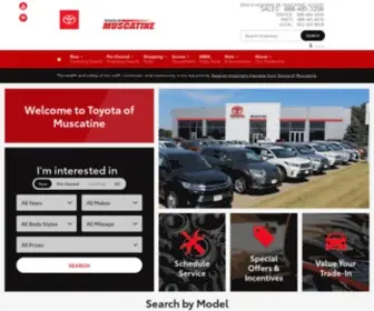 Toyotaofmuscatine.com(New & Used Cars & Trucks) Screenshot