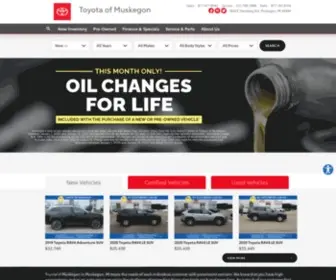 Toyotaofmuskegon.com Screenshot