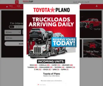 Toyotaofplano.com Screenshot