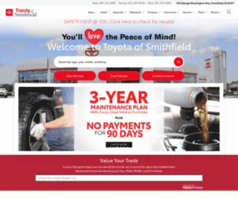 Toyotaofsmithfield.com Screenshot