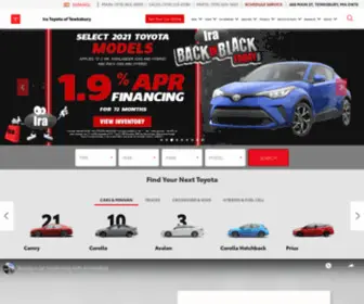 Toyotaoftewksbury.com Screenshot