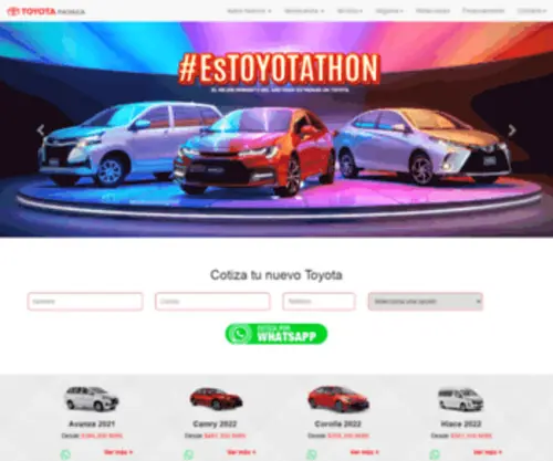 Toyotapachuca.com.mx(Toyotapachuca) Screenshot