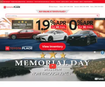 Toyotaplace.com Screenshot
