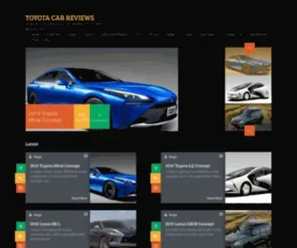 Toyotareviewcars.com(TOYOTA CAR REVIEWS) Screenshot