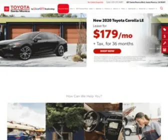Toyotasantamonica.com Screenshot